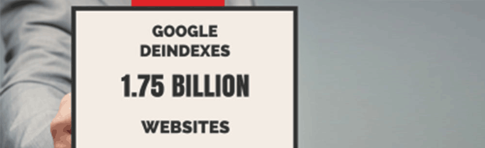 Google Has De – Indexed Almost 1.75 Billion Web Sites!